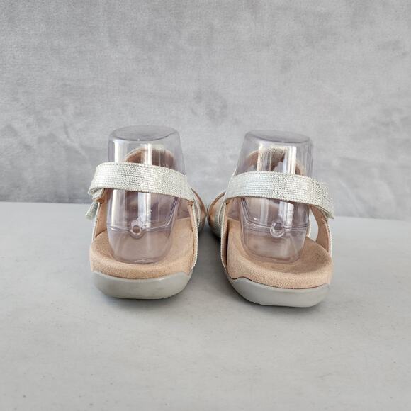 Vionic Sandals Womens Size 7 Enamel Trim Beads Adjustable Straps Amber Pearl - Picture 11 of 11